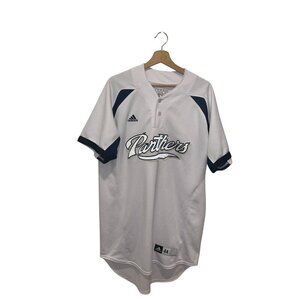 Adidas White Polyester Sportwear FIU Panthers Baseball Jersey #34 Men's Size 44